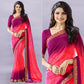 Pink Bandhani Printed Georgette Saree