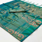 Rama Green Woven Art Silk Saree With Tassels