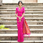 Pink Woven Art Silk Paithani Saree