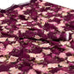 Wine Floral Digital Printed Georgette Saree