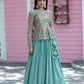 Enchanting Blossom Sequins Lehenga Choli Set