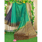 Green Woven With Stone Work Banarasi Silk Saree