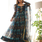 New Arrivals Enchanting Organza Taby Silk Gown with Digital Print