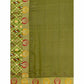 Mehendi Green Swarovski With Bandhani Printed Border Art Silk Saree