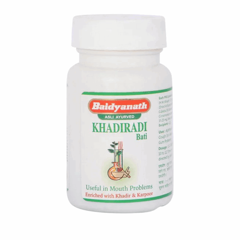 Baidyanath Khadiradi Bati