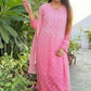 Pink Chikankari Booti Jaal with Sharara Set