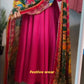 Divine Satin Ensemble With Dupatta