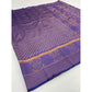 Blue & Golden Woven Banarasi Silk Saree