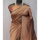 Brown & Coffee Woven Banarasi Silk Saree