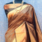 Brown & Golden Woven Banarasi Silk Saree