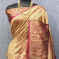 Brown Woven Banarasi Silk Saree