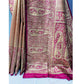 Brown Woven Banarasi Silk Saree