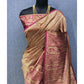 Brown Woven Banarasi Silk Saree