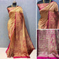 Brown Woven Banarasi Silk Saree