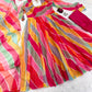 Multicolor Organza Tabby Silk Lehenga: Digital Print Elegance with Handcrafted Splendor