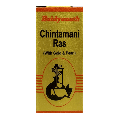 Baidyanath Chintamani Ras with Gold - 10 Tablets