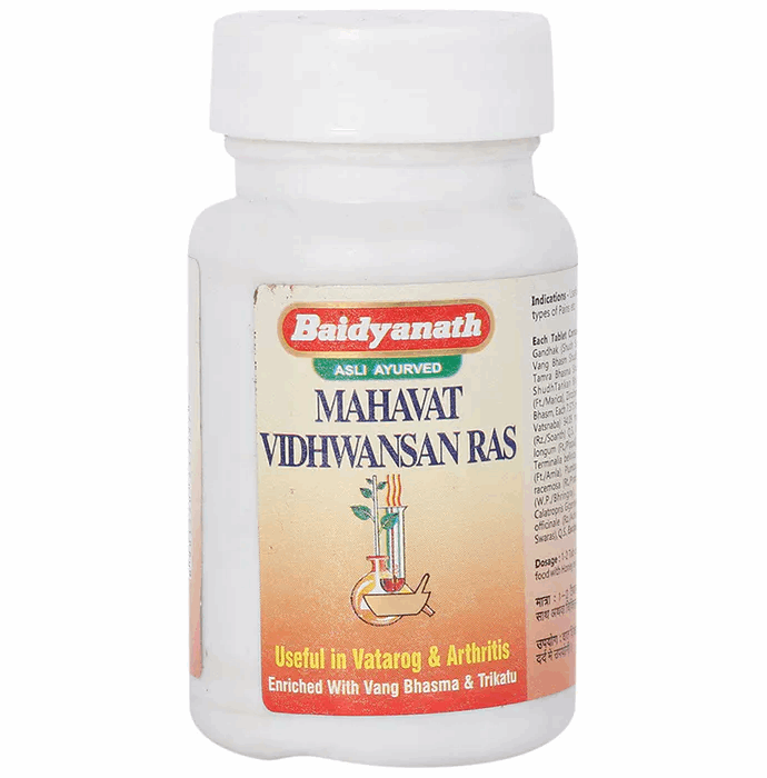 Baidyanath Mahavat Vidhwansan Ras 80 Tabs