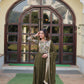 Green Floral Fantasy Gown-Dupatta Collection