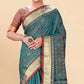 Morpich Woven Patola Art Silk Saree With Tassels