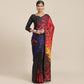 Multicolored Printed Art Silk Saree