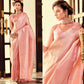 Peach Woven Kanjivaran Silk Saree