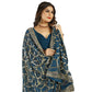 Morpich Sequins Work Georgette Saree