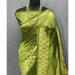 Green & Golden Woven Banarasi Silk Saree