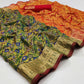 Green Woven Art Silk Saree