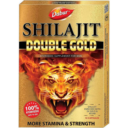 Dabur Sj Double Gold Capsules - 10 Capsules