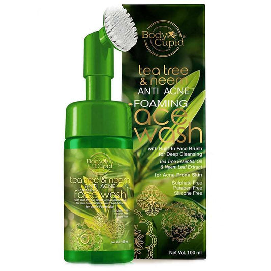 Body Cupid Tea Tree & Neem Anti Acne Foaming Face Wash