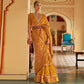 Mustard Patola Printed Art Silk Saree