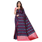 Navy Blue Casual Wear Woven Banarasi Silk Saree