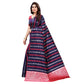 Navy Blue Casual Wear Woven Banarasi Silk Saree