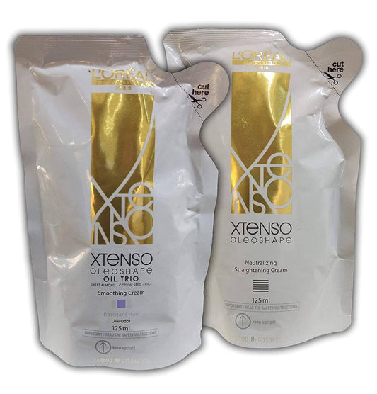 L'Oreal Paris X-Tenso Oleoshape Smoothing and Neutralizing Straightening Hair Cream - 125 ml + 125 ml