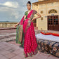 Pink Woven Art Silk Saree