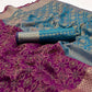 Wine Woven Patola Art Silk Saree