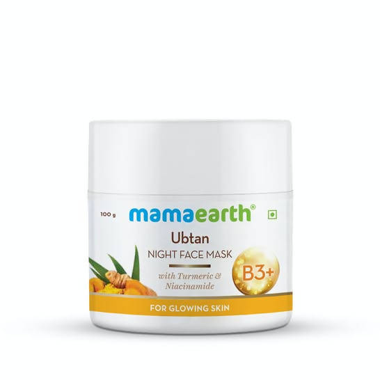 Mamaearth Ubtan Night Face Mask for Glowing Skin - 100 gm