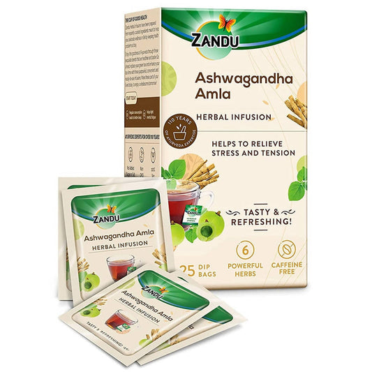 Zandu Ashwagandha Amla Herbal Infusion Tea