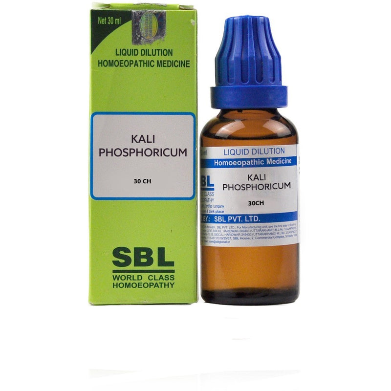 SBL Homeopathy Kali Phosphoricum Dilution - 30 CH - 30 ml