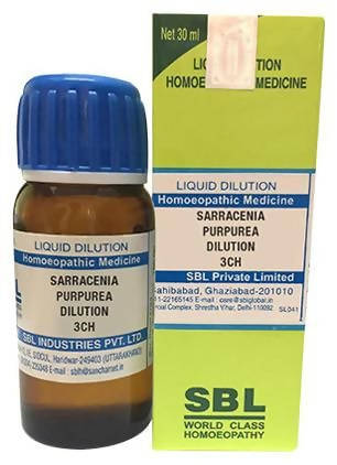 SBL Homeopathy Sarracenia Purpurea Dilution - 3 CH - 30 ml