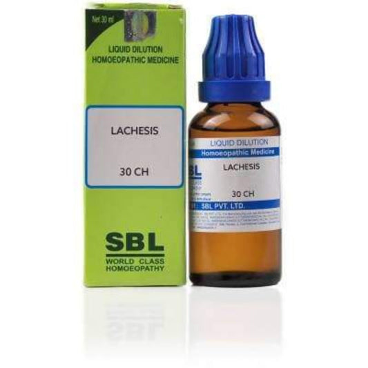 SBL Homeopathy Lachesis Dilution - 30 CH - 30 ml