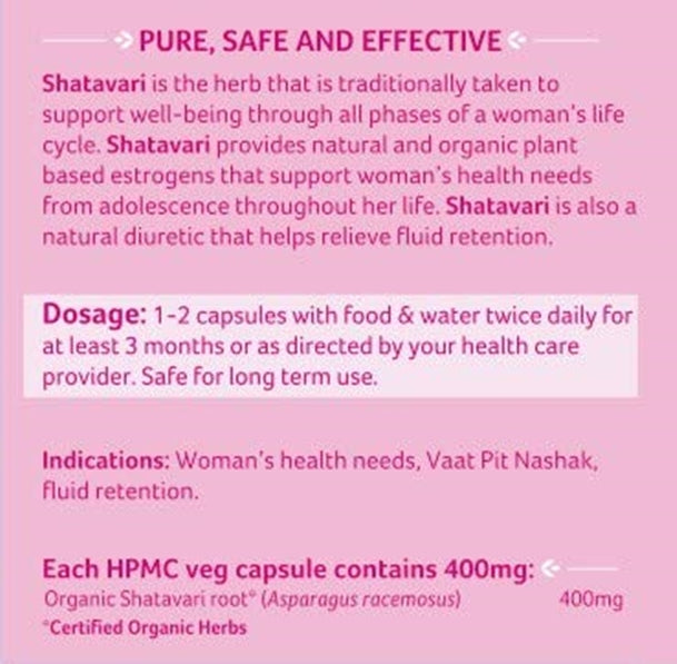 Organic India Shatavari Capsules