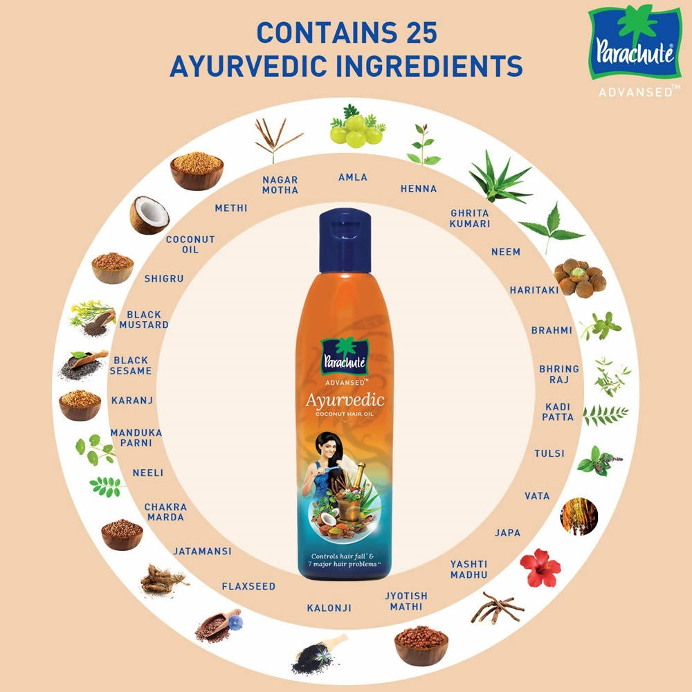 Parachute Advansed Ayurvedic Coconut Hair Oil