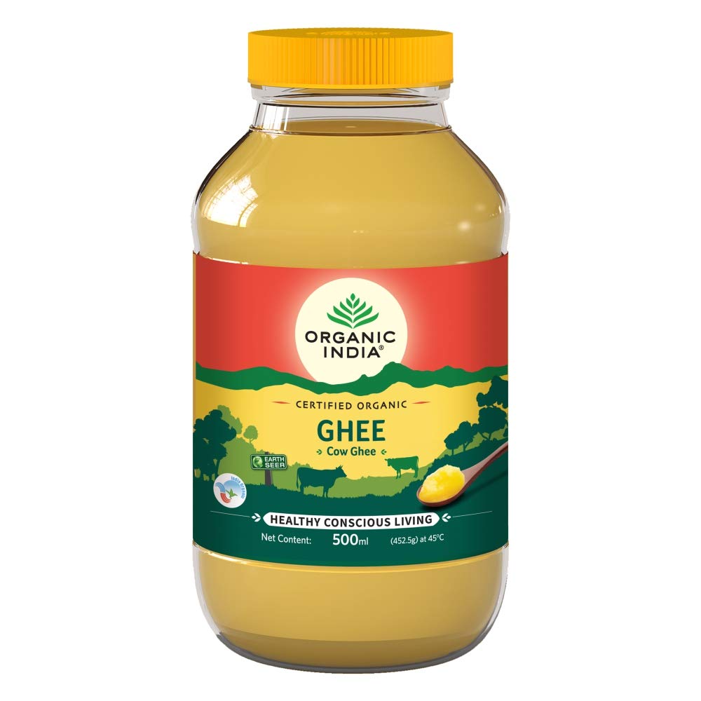 Organic India Organic Cow Ghee 500 ml Bottle