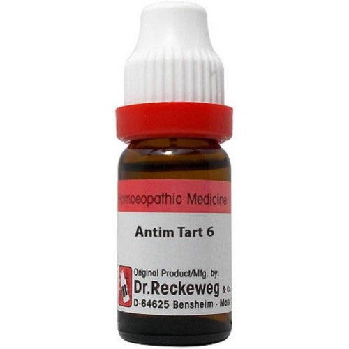 Dr. Reckeweg Antimonium Tart Dilution - 6 CH - 11 ml - Pack of 1