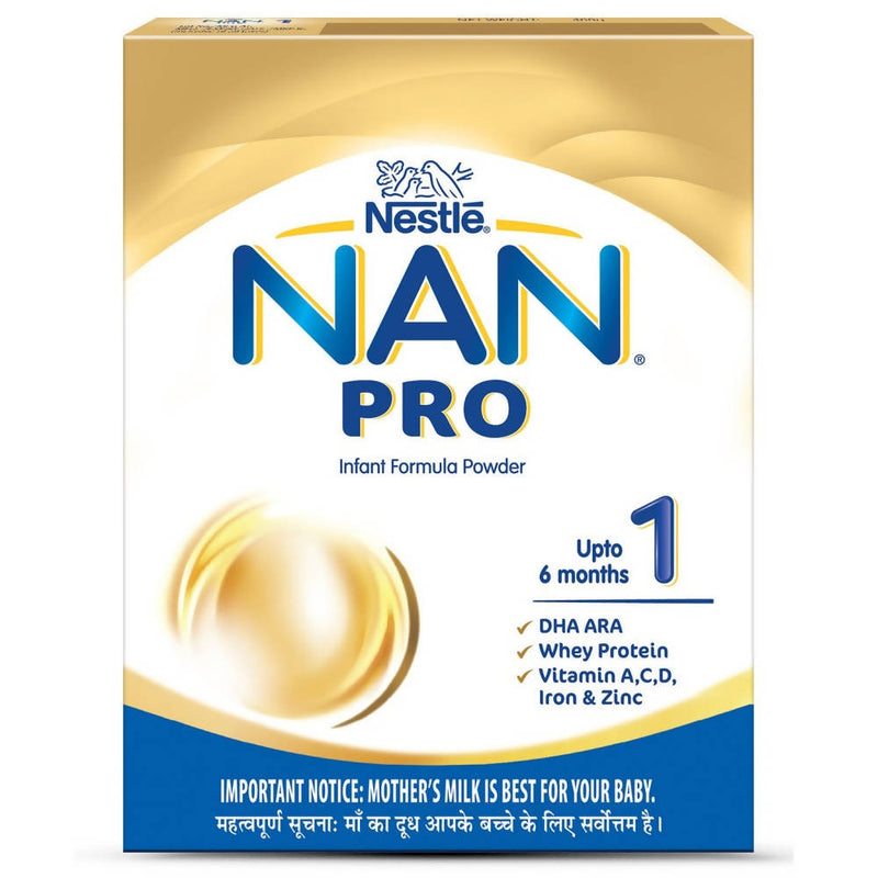 Nestle Nan Pro 1 Infant Formula Powder Upto 6 months Stage 1 - 400 gm