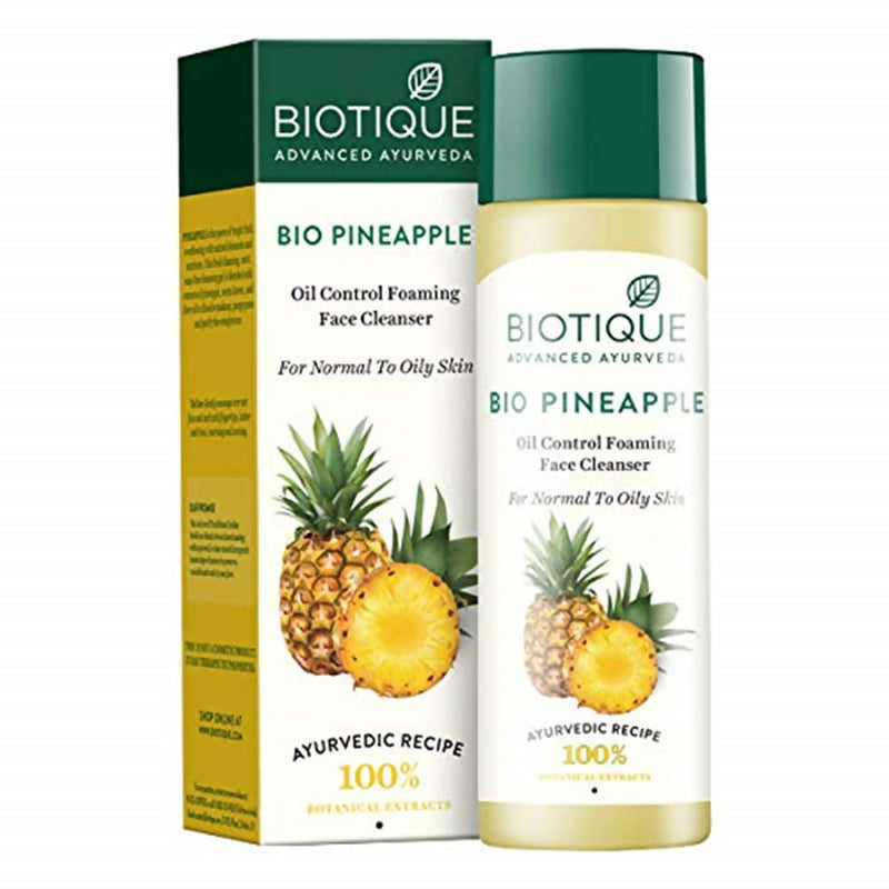 Biotique Advanced Ayurveda Bio Pineapple Oil Control Foaming Face Cleanser