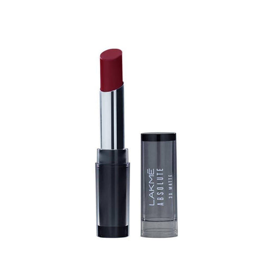 Lakme Absolute 3D Lipstick - Wine Whisper