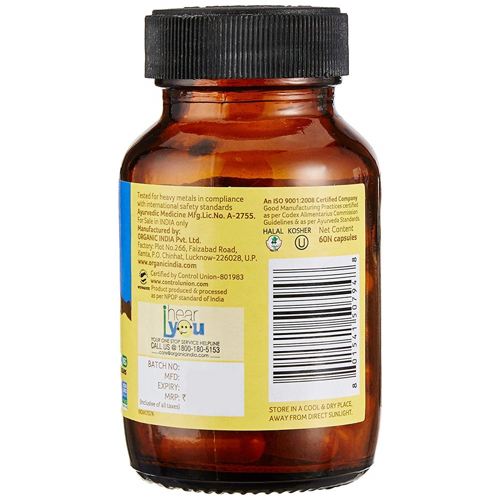 Organic India Turmeric Formula 60 Cap