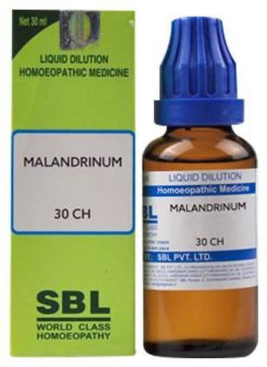 SBL Homeopathy Malandrinum Dilution - 30 CH - 30 ml